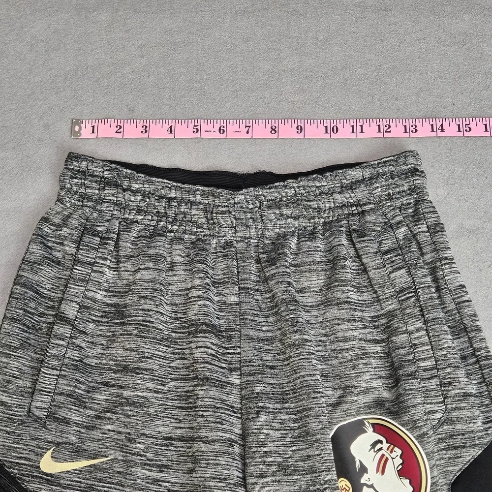Nike Dri-Fit Joggers Mens Sz M Florida State Heather Gray Stretch Pockets 36492x